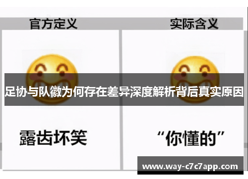 足协与队徽为何存在差异深度解析背后真实原因 足协与队徽为何存在差异深度解析背后真实原因